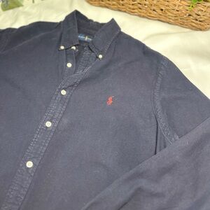 Men’s Ralph Lauren Dark Blue Button Down Shirt